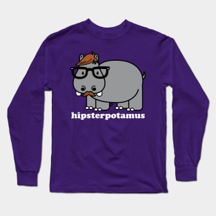 HIPSTERPOTAMUS Long Sleeve T-Shirt